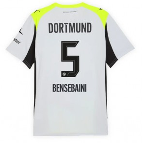 Borussia Dortmund Ramy Bensebaini #5 Udebanetrøje 2025-26 Kortærmet